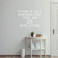 thumbnail image 1 of VWAQ If A Plan Fails Vinyl Wall Art Motivational Decal Quote Inspirational Home Decor, 1 of 1