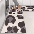 thumbnail image 2 of Kitchen Rugs Sets Of 2,Beige and Black Of Leopard Print Anti Fatigue Kitchen Mat Rugs Non Slip Washable,Decorative Kitchen Floor Mats for Kitchen,Sink,Laundry,17"X47", 2 of 5