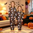 thumbnail image 4 of 2026 Matching Family Halloween Pajamas Set, Fall Sleepwear, Ghost & Pumpkin Printed Holiday Sleepwear, Soft Loungewear PJs Outfit, 4 of 5