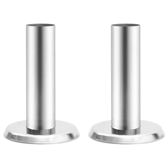 vidaXL Pool Ladder Handrail Bracket Set of 2 Silver 304 stainless steel