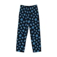 thumbnail image 2 of Vsdgher Blue Octopus Print Mens Pajama Pants Sleep & Lounge Pants, PJ Bottoms With elastic waistb and Pockets, 2 of 5