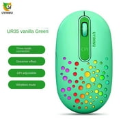 Wireless Mouse Game Cute Mute Rechargeable Bluetooth Office Computer Tablet Universal-C single mode