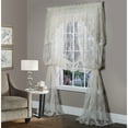 thumbnail image 5 of Melody Jacquard Lace Window Balloon Curtain Panel 56" x 63" in Eggshell, 5 of 5