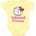 thumbnail image 3 of Inktastic Volleyball Butterfly Princess Girls Baby Bodysuit, 3 of 5