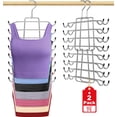 thumbnail image 1 of Set de 2 organizadores de armario Besslly, 8 niveles, de Tank Top Hangers, 1 of 7