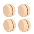 thumbnail image 2 of 4 Yoyos de madera, tamaño pequeño, portátiles, premium, duraderos, de madera, superficie sin terminar, para armar, YoYo de madera simple., 2 of 14
