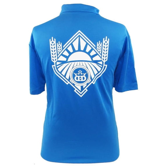 Dynamic Discs Wheat Sunset Short Sleeve Performance Disc Golf Polo Shirt