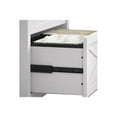 thumbnail image 4 of Bush Furniture Key West 48W Writing Desk with 2 Drawer Lateral File Cabinet and 5 Shelf Bookcase in Pure White Oak, 4 of 8
