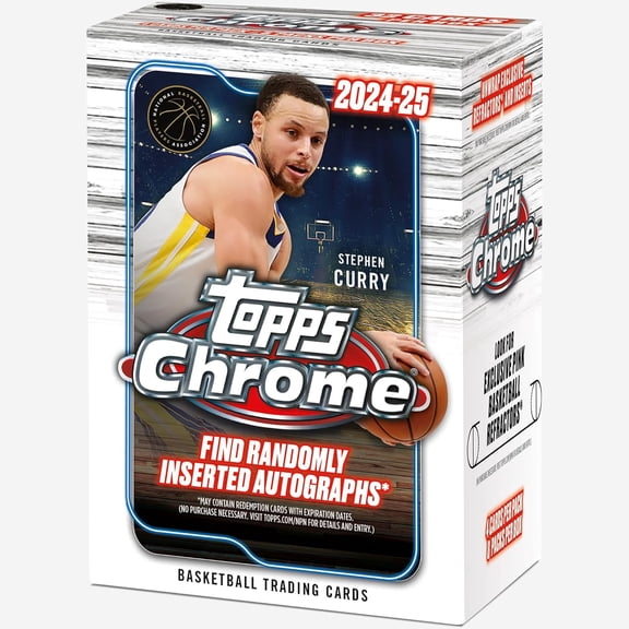 2024/25 Topps Chrome Basketball 8-Pack Blaster Box