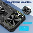 for iPhone 15 Pro Case (Not for 15 Pro Max), Slide Camera Cover & Belt
