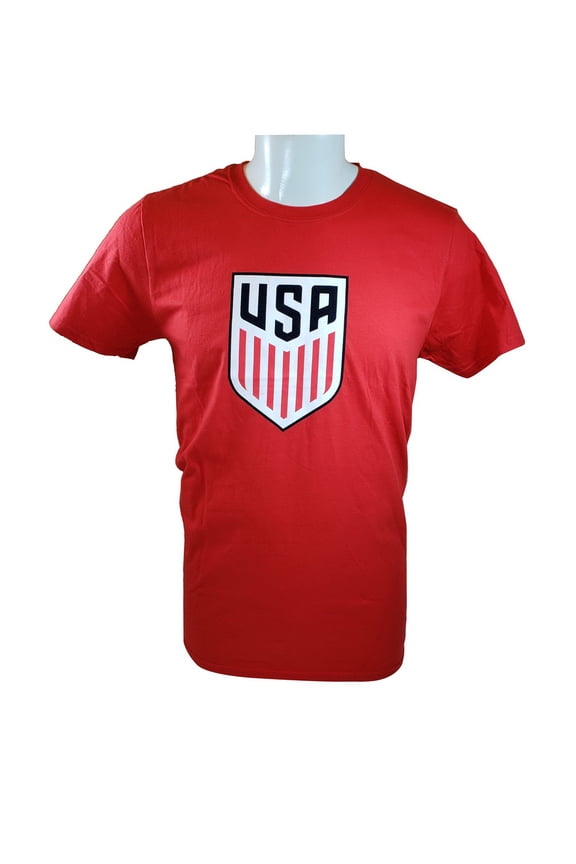 Group U.S.Soccer Men's Soccer Cotton T-Shirt -Red - Large