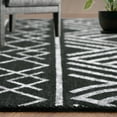 thumbnail image 4 of Yesfashion Carpets Area Rugs Washable 1150gsm Chenille B Wash Back folding Printed carpet -boho Black tone 8*10ft, 4 of 7
