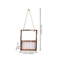thumbnail image 3 of Indoor Wall Planter Hanging Wall Mounted Plant Holder Clear Glass Vase Propagation Station Home Wall Decor Living Room Wall Decor, 3 of 6