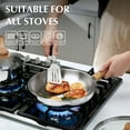 thumbnail image 3 of Koch Systeme CS 10 inch Stainless Steel Frying Pan with Lid, Heat-resistant Bakelite Handle, Fast & Even Heat, Dishwasher Safe, 3 of 8