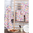 Colorful Polka Dot Hand Towels Set, Waffle Weave Kitchen Towels 2 ...