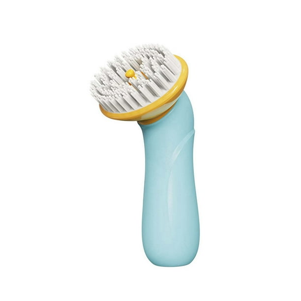 Cepillo de aseo para mascotas para bañar, masajear y eliminar el pelo: cepillo de silicona suave con mango antideslizante Cepillo de baño para perros y gatos