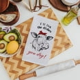 thumbnail image 5 of SPXUBZ Kitchen Towels, Country Farmhouse Animal Milk Cow Bows for Home Kitchen Decor Housewarming Gift Towel Set of 2, 5 of 5