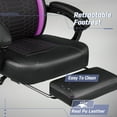 thumbnail image 5 of Bossin Big and Tall Gaming Chair 400lb Weight Capacity,Gamer Chairs for Adults,Video Game Chair wth Footrest,Racing Style Computer Gamer Chair with Headrest and Lumbar Support, 5 of 5