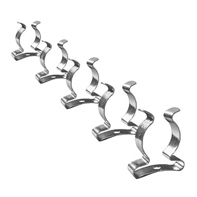 48 x Pinces en Éponge à Ressort Assorties pour Outils, Rangement Robuste