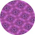 thumbnail image 1 of Ahgly Company Indoor Round Patterned Medium Violet Red Pink Area Rugs, 6' Round, 1 of 6