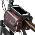 thumbnail image 2 of MesaSe Waterproof Reflective Bike Top Tube Storage Bag Touch Screen Mobile Phone Sack, 2 of 7