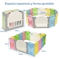 thumbnail image 4 of 14 Panel Barrera de Seguridad Parque Infantil para Bebé de HDPE con Cerradura Base de Ventosa, 4 of 10