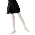 thumbnail image 3 of Girl's Ballet Skirt Chiffon Short Semi Sheer Dance Skirts with Elastic Waist, 3 of 5