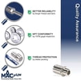 thumbnail image 5 of MAACFLOW 1/4"" macho NPT (rosca OD 0.45"") a 5/16"" manguera ID púas conector adaptador de acero inoxidable (paquete de 1), 5 of 5