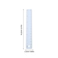 thumbnail image 2 of KAKOWELY student stationery Aluminum Alloy Straight Ruler Multi-Use Measuring Tool with Centimeters and Feet Ideal for Geometry Drafting and Office Use 15cm, 2 of 4