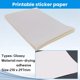thumbnail image 4 of 50 Hojas A4 Autoadhesivo Impermeable Etiqueta Adhesiva Papel de Superficie Brillante para Impresora InyeccióN Tinta Copiadora, 4 of 5
