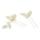 thumbnail image 5 of 2x1 Pareja Novia Boda Prom Perlas Flor Cabello Pin Lateral, 5 of 10