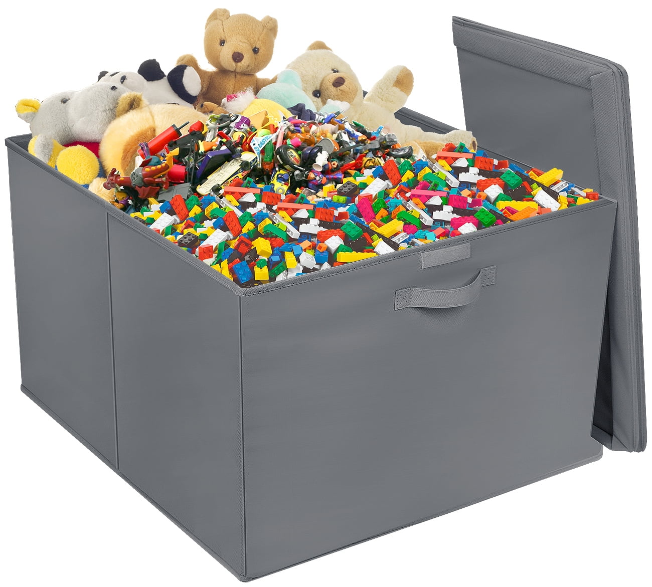 Storage Fabric Toy Bin Grey