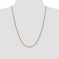 thumbnail image 2 of 14K Yellow Gold chain Spiga (Wheat) Flat Diamond-cut 24 in 1.4 mm, 2 of 5