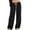 Black, variant on Jamsmile Womens Pants High Waisted Lined Jogger Solid Color Drawstring Casual Sweatpants With Pockets Straight Wide Leg Pants