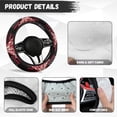 thumbnail image 4 of Uorisanigo American Flag Print Car Steering Wheel Protector for Women Steering Wheel Cover for Women Comfortable Auto Wheel Cover with Elastic Edge Novelty Car Decor Gift for Mom, 4 of 8