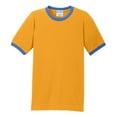 thumbnail image 5 of Yellow Rooster Men's Core Cotton Ringer Tee Gold/Royal M, 5 of 6