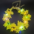 thumbnail image 5 of Kids Gift Wedding Luminous Hairband Women Girls Glowing LED Wreath Light Up Headband Halloween Crown Flower Christmas Party Decoration 5, 5 of 8