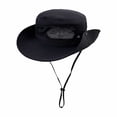 thumbnail image 1 of Sombreros para hombre y mujer, estilo único, color sólido, sombrero de pescador, sombrero de playa, sombrero de poliéster para mujer., 1 of 3
