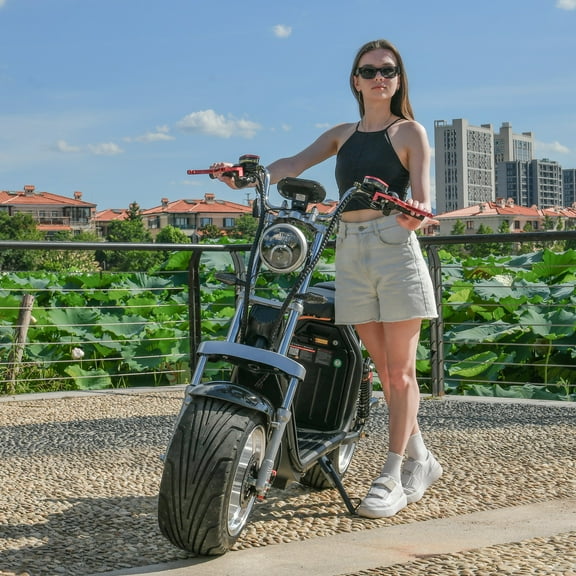 Max Speed 70KM/H Max Load 250KG City Coco Fat tire electric scooter 4000W Motor