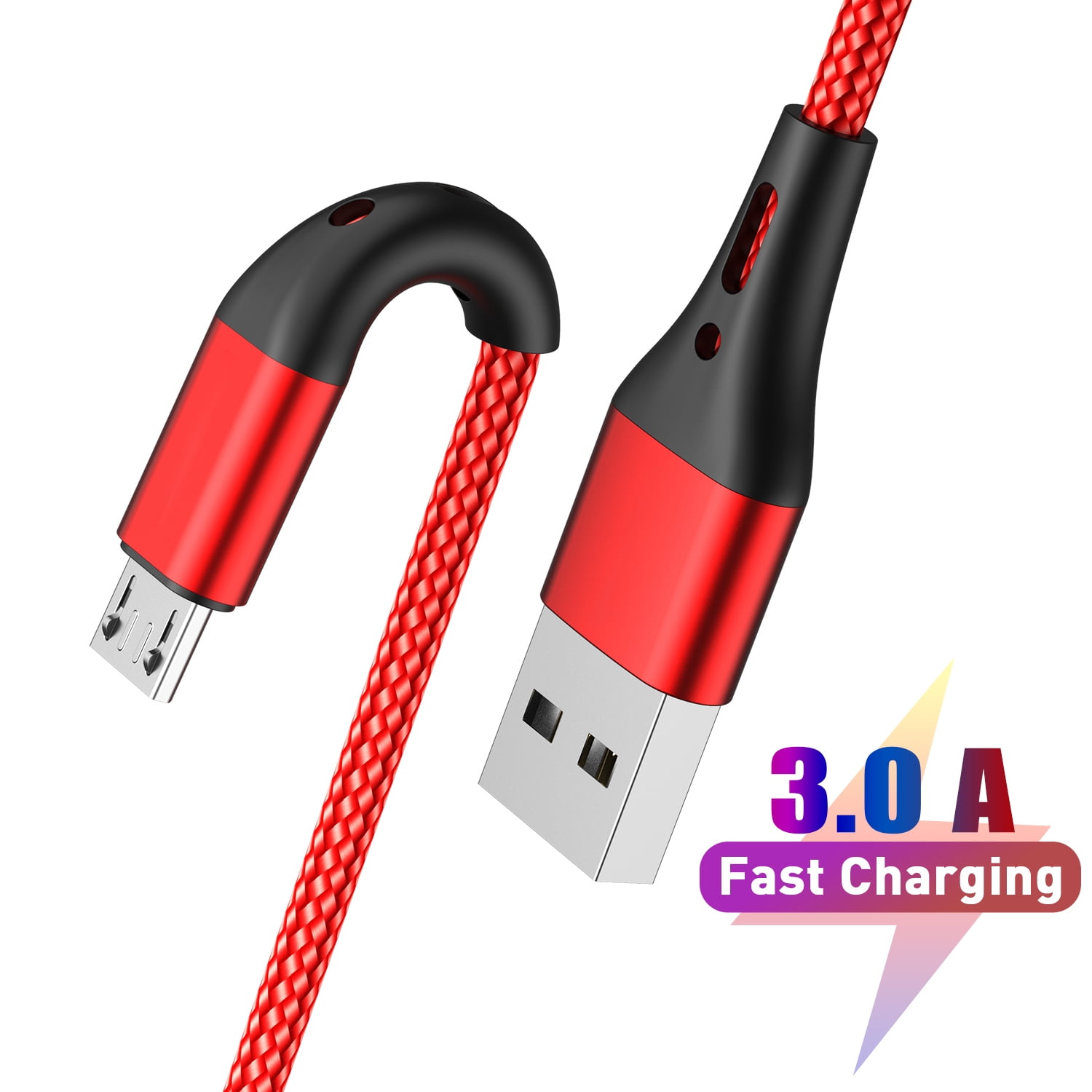 1.5M 5ft Fast Charger ONLY Right Angle USB Cable BLACK 4 Samsung Galaxy Tab S2 S 