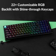 Keychron K4 HE 96% Wireless RGB Magnetic Switch Keyboard, Rapid Trigger, QMK, 2.4G/BT, Standard Black