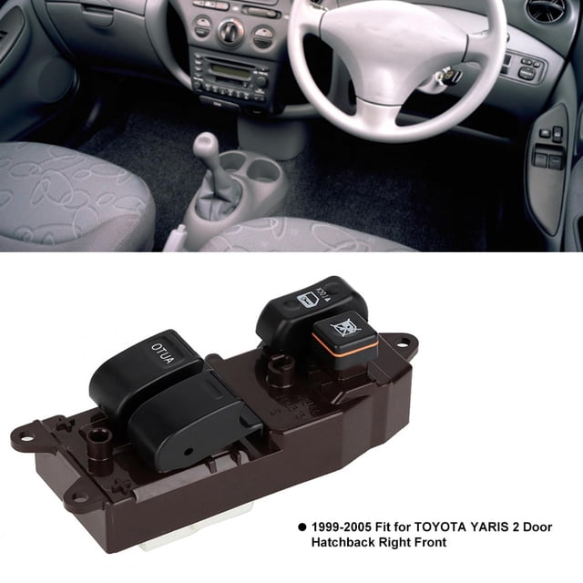 Commutateurs de Commande de Fenêtre, Anti-Vieillissement de Haute Résistance Résistant à l'Usure Interrupteur de Fenêtre Principal Installation Facile Robuste 84820-10090 pour Accessoire de Voiture