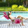 thumbnail image 2 of Goplus 1 PCS Chaise de Plage Pliante pour Adulte Chaise de Camping Légère en Aluminium avec Sac de Rangement Rouge, 2 of 10