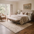 thumbnail image 2 of GENIMO 8'x10' Area Rug for Living Room, Large Machine Washable Non Slip Low Pile Rug for Bedroom Dining Room, Vintage Persian, Cream Beige, 2 of 5