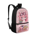 thumbnail image 2 of HUIACONG Cute Glasses Axolotl School Backpack for Primary Students Large Capacity Ergonomic Breathable Adjustable Straps for Boys Girls Ages 6‑18 Daily Use, 2 of 6