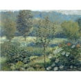 thumbnail image 3 of Daniel Kotz 14x12 Black Modern Framed Museum Art Print Titled - A Corner of the Garden (1915), 3 of 5