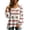Multicolor03, variant on Women Christmas Print Long Sleeve Tops Scoop Neck Lantern Sleeve Loose Casual Holiday Tunic Blouses