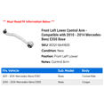 thumbnail image 2 of Front Left Lower Control Arm - Compatible with 2010 - 2014 Mercedes-Benz E350 Base 2011 2012 2013, 2 of 2