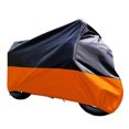 thumbnail image 1 of Funda para motocicleta XXL, funda impermeable antipolvo para motocicleta, banda elástica inferior para motocicletas de hasta 116 pulgadas, material de primera calidad, protección solar para todo tipo, 1 of 6