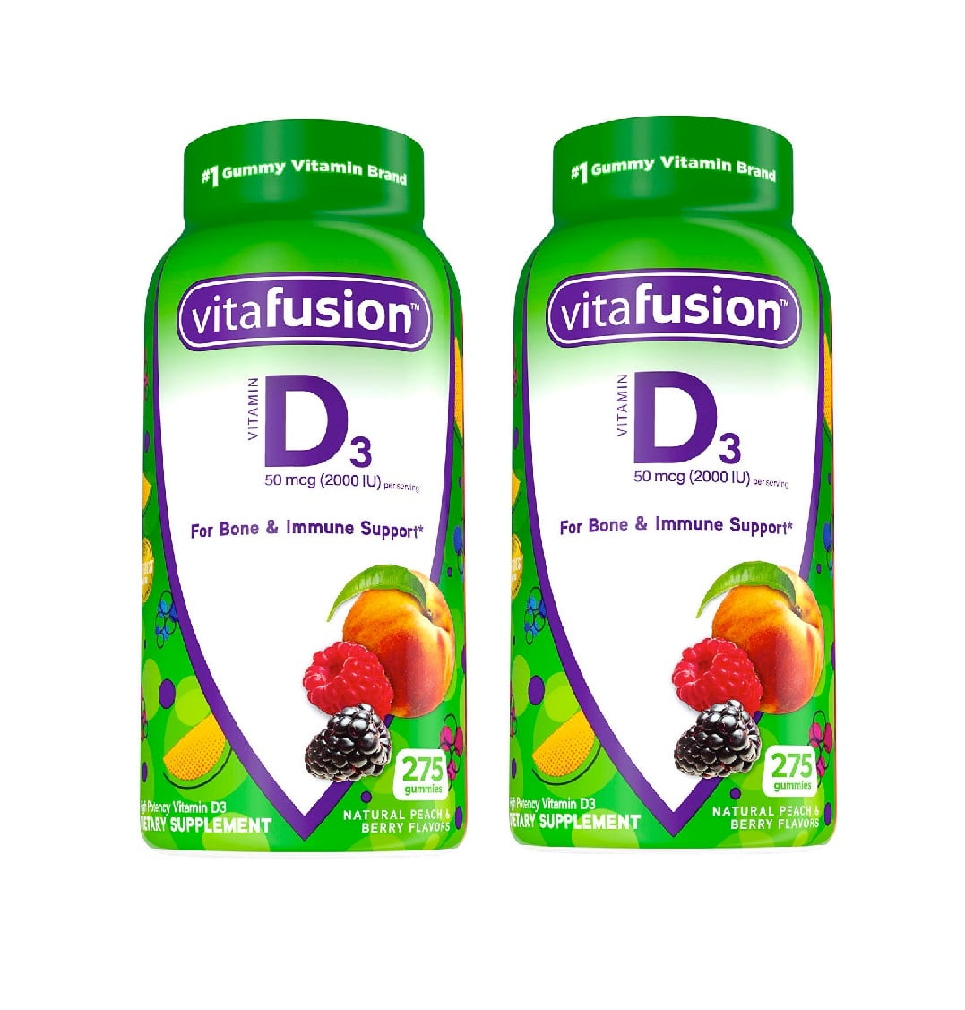 VitaFusion Vitamin D Gummies (275 ct.) 2PK